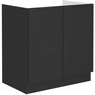 Spodní skříňka na dřez Siena černý mat 80 ZL 2F BB