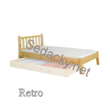 Masiv postel Retro