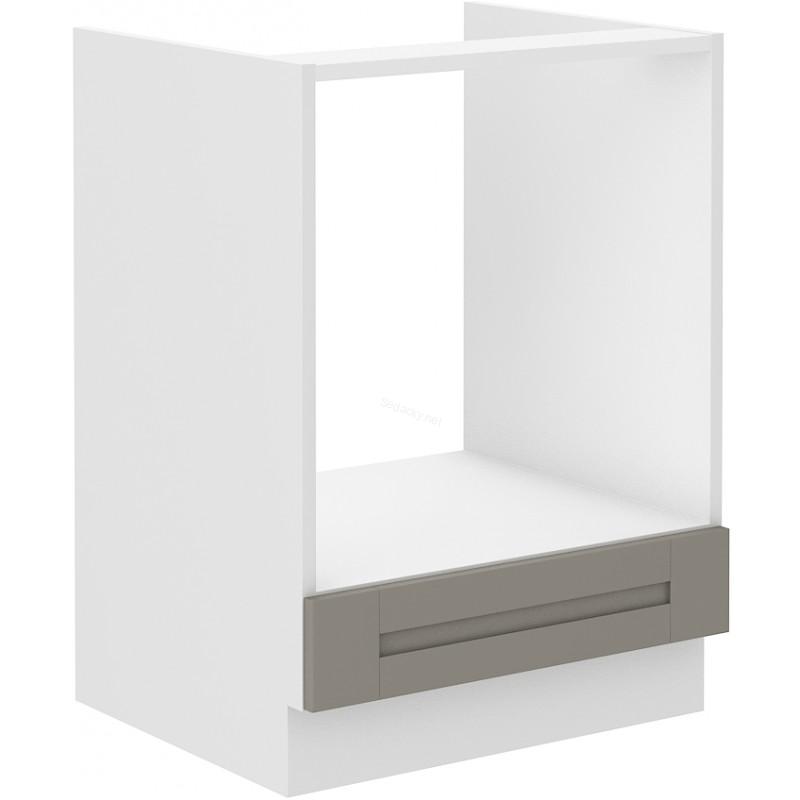 Spodní skříňka Luna Claygrey/bílá 60 D GAZ BB