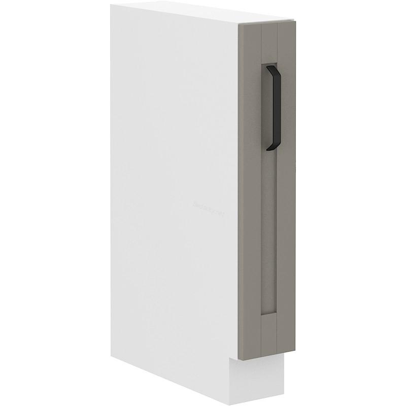Spodní skříňka Luna Claygrey/bílá 15 D CARGO BB