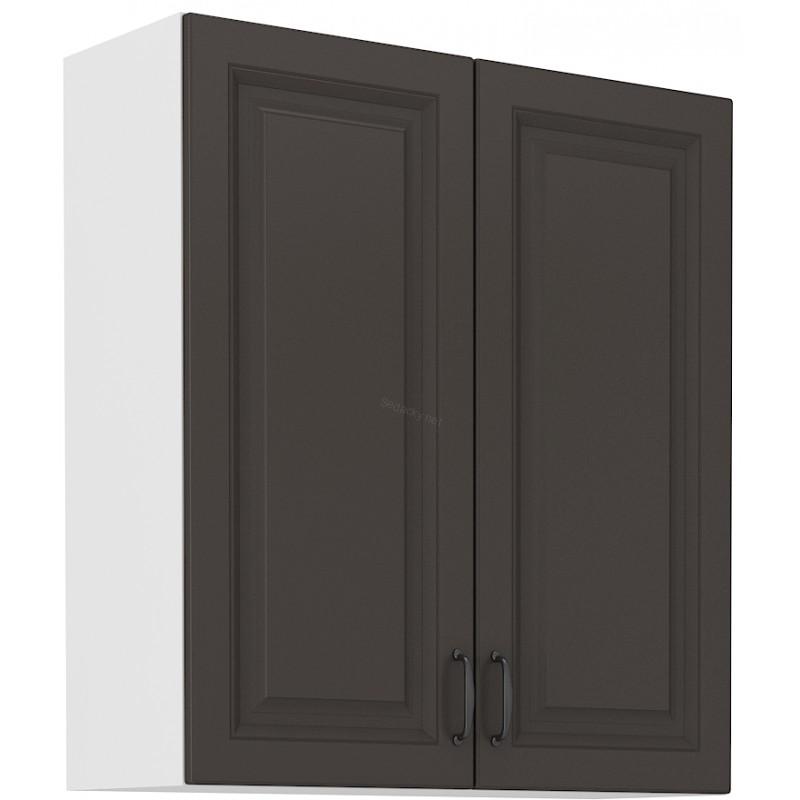 Horní skříňka Stilo grafit/bílá 80 G-90 2F