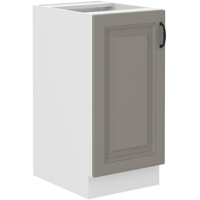 Spodní skříňka Stilo Claygrey/bílá 40 D 1F BB
