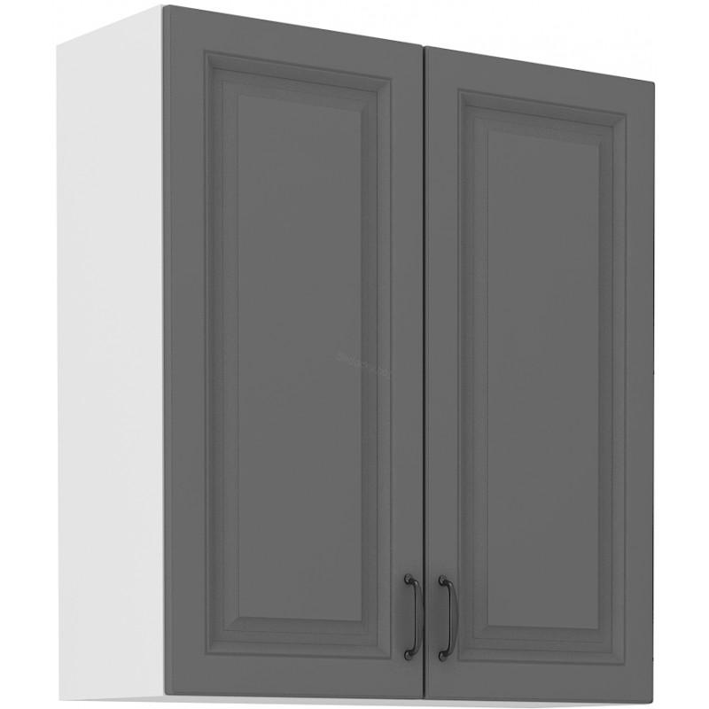 Horní skříňka Stilo Dustgrey/bílá 80 G-90 2F