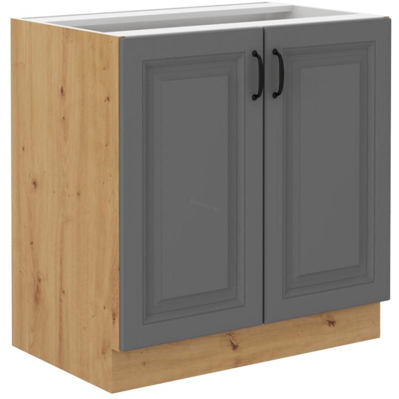 Spodní skříňka Stilo Dustgrey/artisan 80 D 2F BB