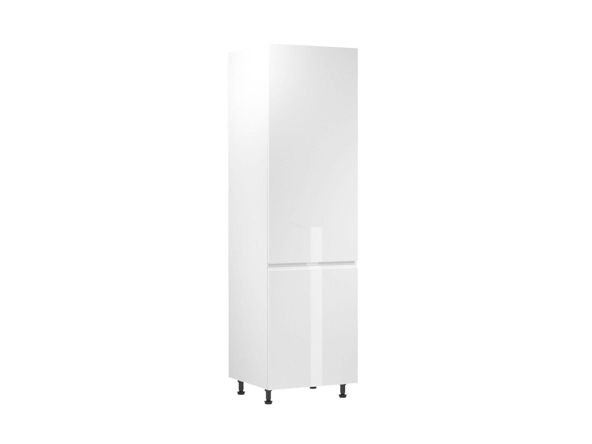 Skříň na vestavěnou lednici Aspen bílá/bílá D60ZL L