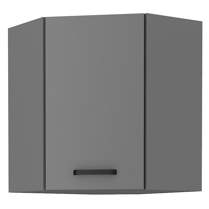 Horní rohová skříňka Nessa/antracit 58x58 GN-72 1F 45°