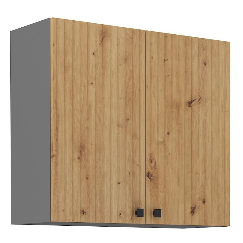 Horní skříňka Ava antracit/artisan 80 G-72 2F
