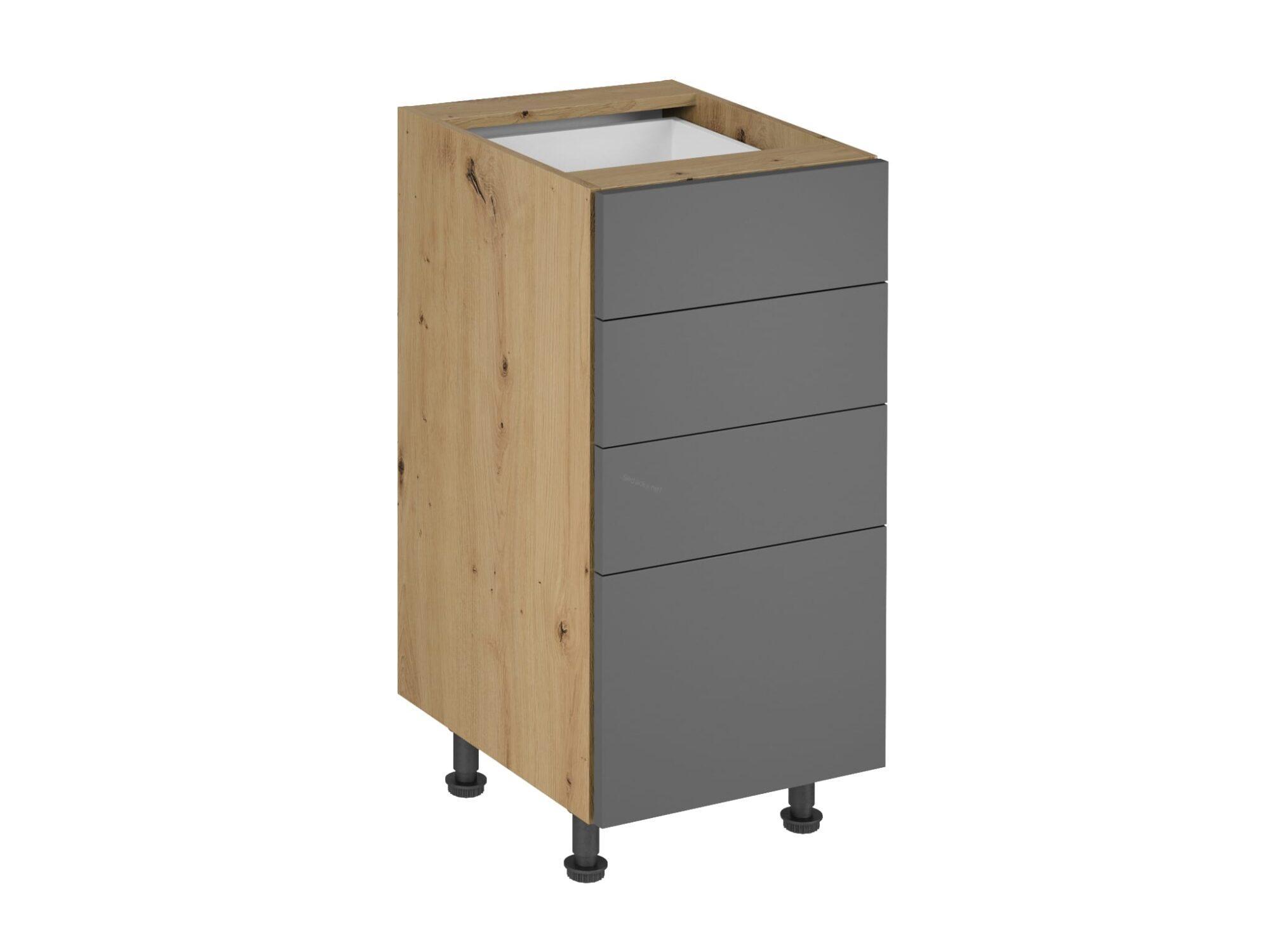 Spodní skříňka Langen Beige/dub artisan D40S4 - push open