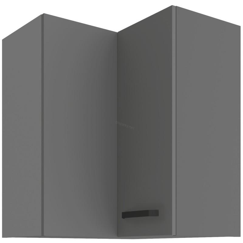Horní rohová skříňka Nessa/antracit 58x58 GN-72 1F 90°