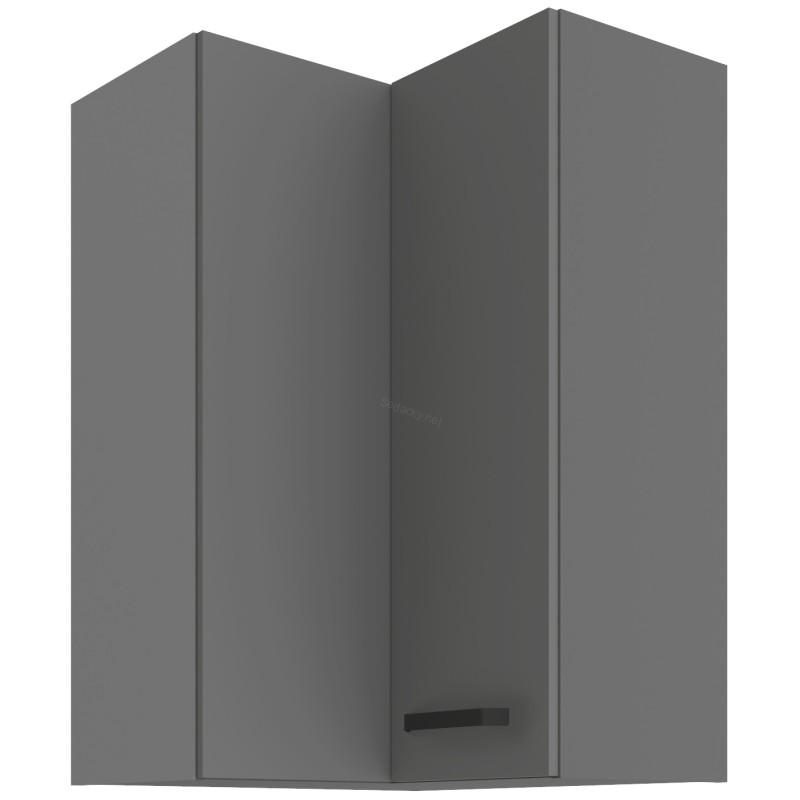Horní rohová skříňka Nessa/antracit 58x58 GN-90 1F 90°